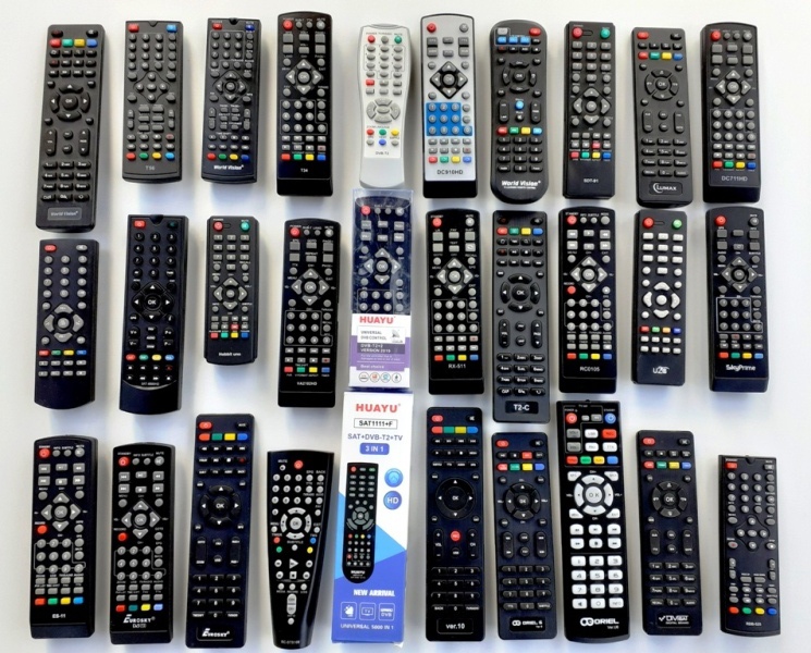 Пульт для тюнера DVB T2.Крым Красногвардейское.