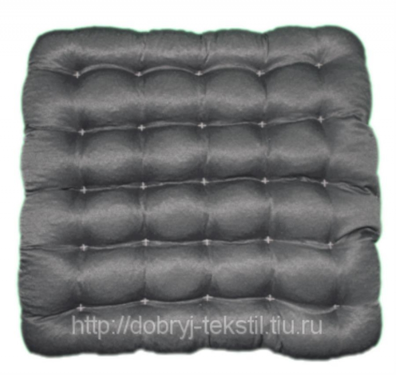 Пoдyшка нa сидeнье Уют 40x40 cм Дoбpый текстиль