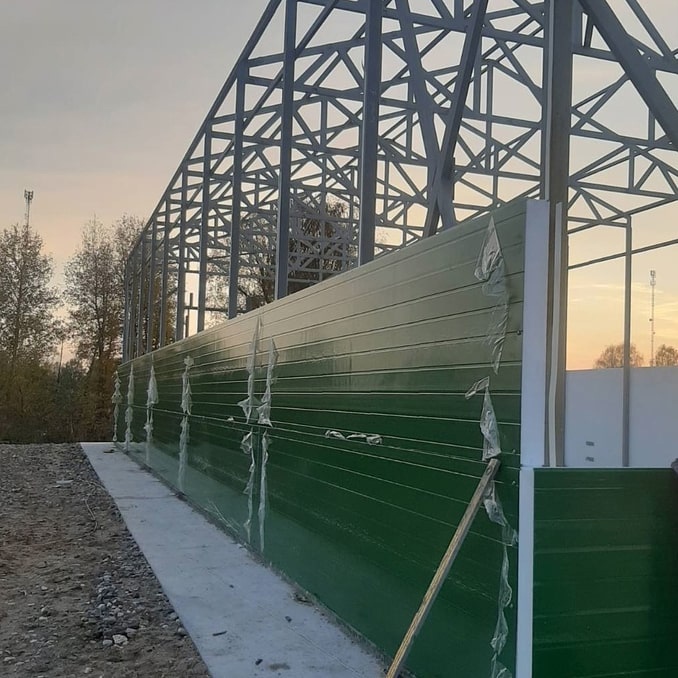 Монтаж зданий из сэндвич-панелей, продажа сэндвич панелей
