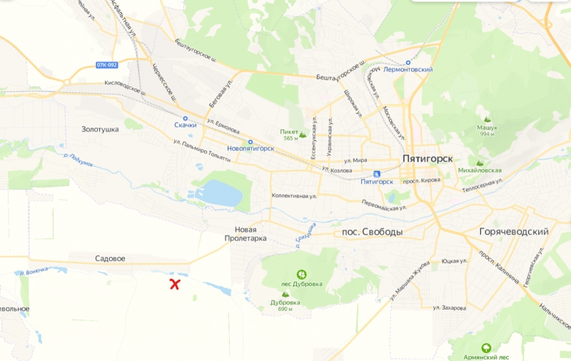 Продам земельный участок 10 соток вблизи г. Пятигорск.