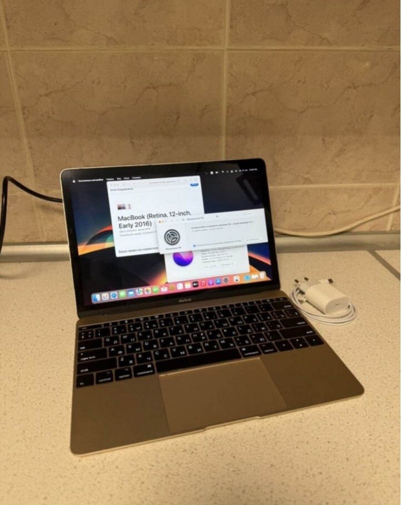 Macbook 12 early 2016 процессор m5 512 гб