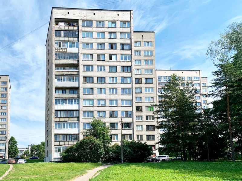 Двухкомнатная квартира 43 кв.м на улице Мосина в Сестрорецке
