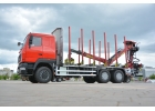 Лесовоз МАЗ 631228 с манипулятором Tajfun Liv и надстройкой STS-Forest