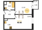 Продажа 1-комн. кв. 49 кв.м. ЖК Счастье в Казани